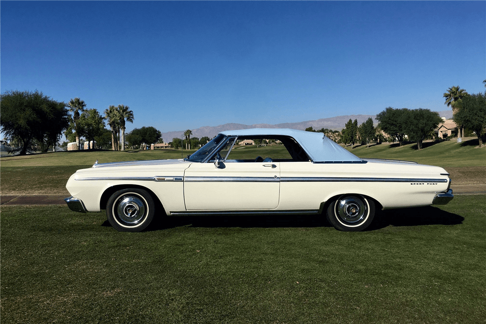 1964 PLYMOUTH SPORT FURY CONVERTIBLE