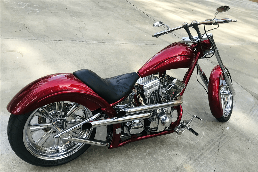 2001 WEST COAST CHOPPERS EL DIABLO CUSTOM SOFTAIL MOTORCYCLE