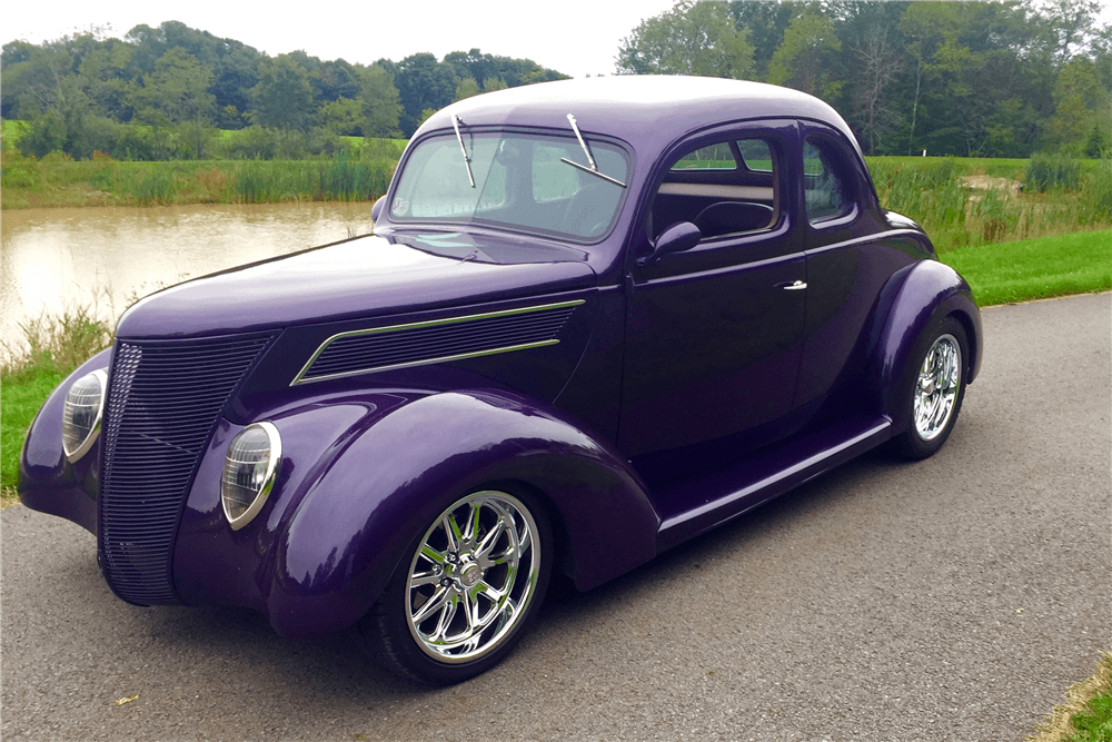 1937 FORD 5-WINDOW CUSTOM COUPE