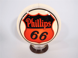 CIRCA 1940S-50S PHILLIPS 66 GASOLINE GAS PUMP GLOBE