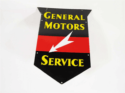 1930S GENERAL MOTORS SERVICE PORCELAIN SIGN