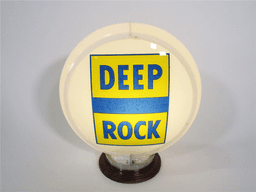 EARLY 1950S DEEP ROCK GAS PUMP GLOBE