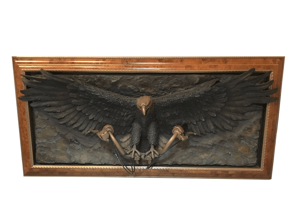 FREEDOM BY BILL MACK BRONZE HARLEY-DAVIDSON WALL ART