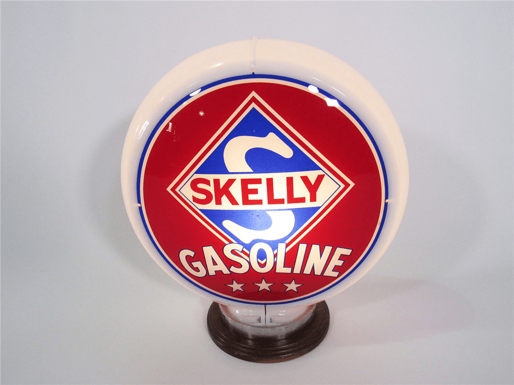 CIRCA 1940S-50S SKELLY GASOLINE SERVICE STATION GAS PUMP GLOBE