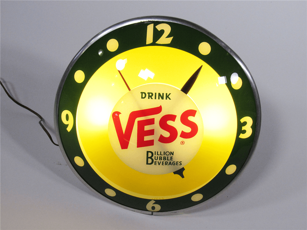 1950S VESS COLA LIGHT-UP DINER CLOCK