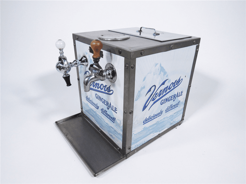 1920S VERNORS GINGER ALE SODA-FOUNTAIN SYRUP DISPENSER