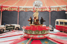 MAGNIFICENT FULL-SIZE TRANSPORTATION-THEMED CAROUSEL