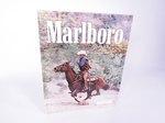 MARLBORO CIGARETTES EMBOSSED TIN SIGN