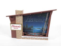 VINTAGE HAMMS BEER LIGHT-UP TAVERN SIGN