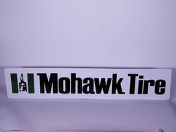 VINTAGE MOHAWK TIRE TIN SIGN