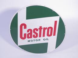 CIRCA 1960S CASTROL MOTOR OIL EMBOSSED TIN SIGN