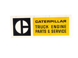 VINTAGE CATERPILLAR TRUCK ENGINE PARTS & SERVICE TIN SIGN