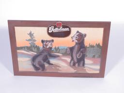 1940S GETTELMAN BEER PRESSED-BOARD SIGN