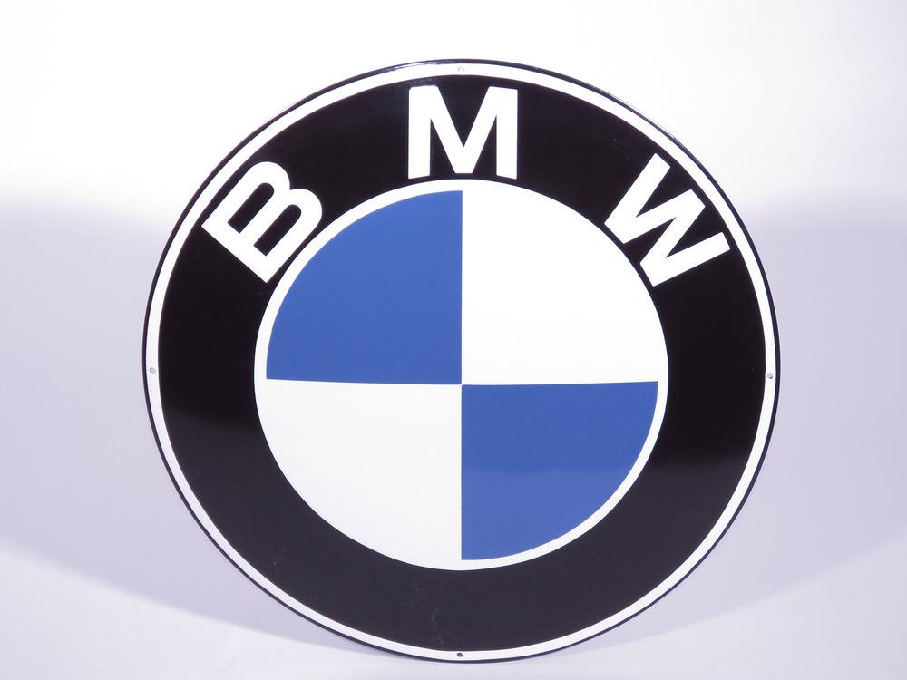 1960S BMW PORCELAIN SIGN