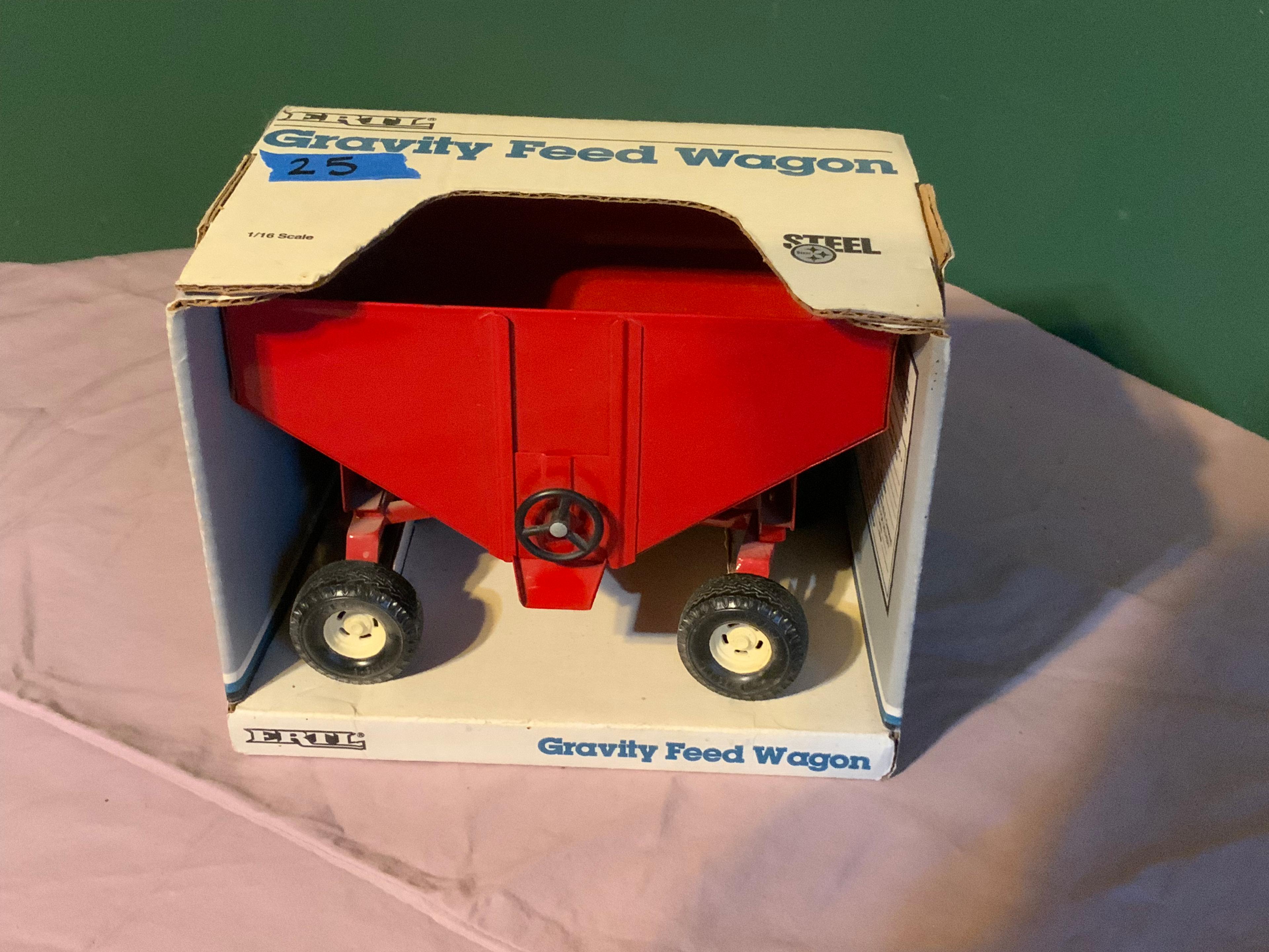 Ertl Gravity Feed Wagon 1/16 Scale Steel