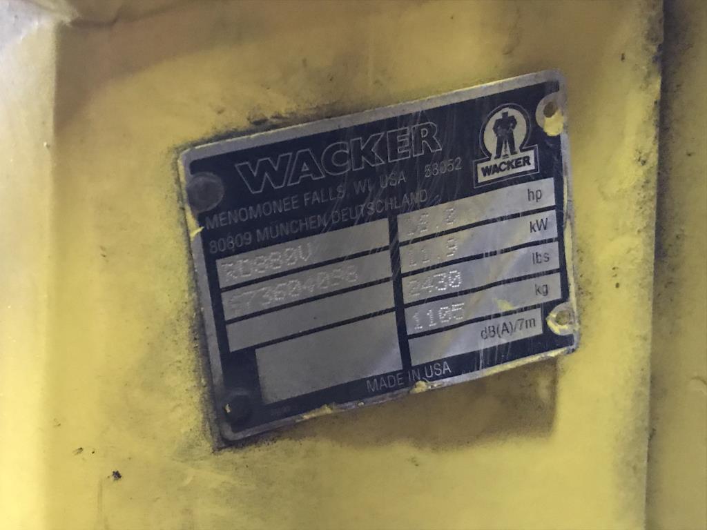 Wacker RD880V roller