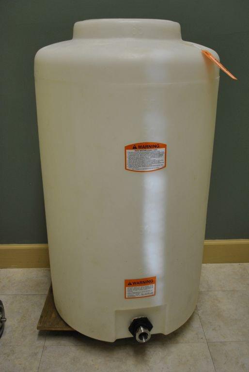 POLY CHEMICAL TANK, 65 GALLON CAPACITY