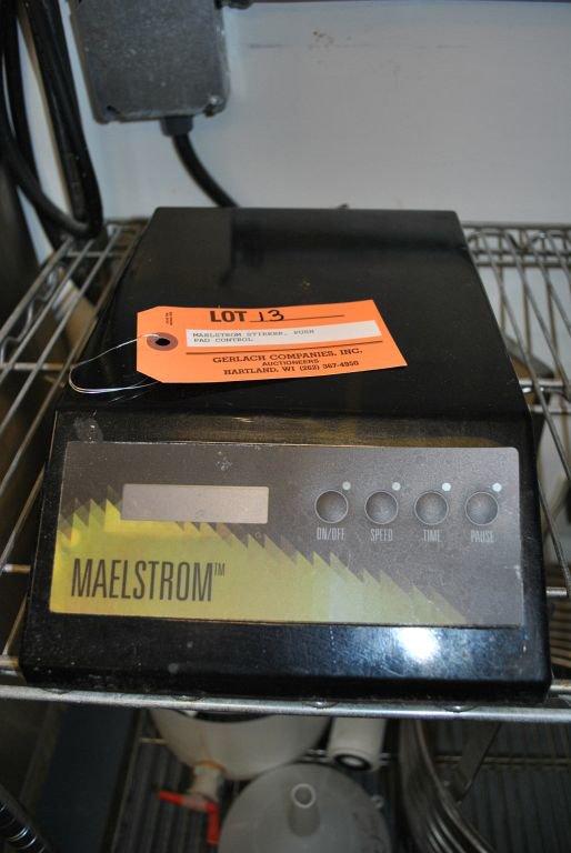 MAELSTROM STIRRER, PUSH PAD CONTROL