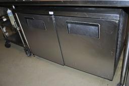 TRUE UNDER COUNTER TWO DOOR REFRIGERATOR,