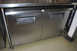 TRUE UNDER COUNTER TWO DOOR REFRIGERATOR,