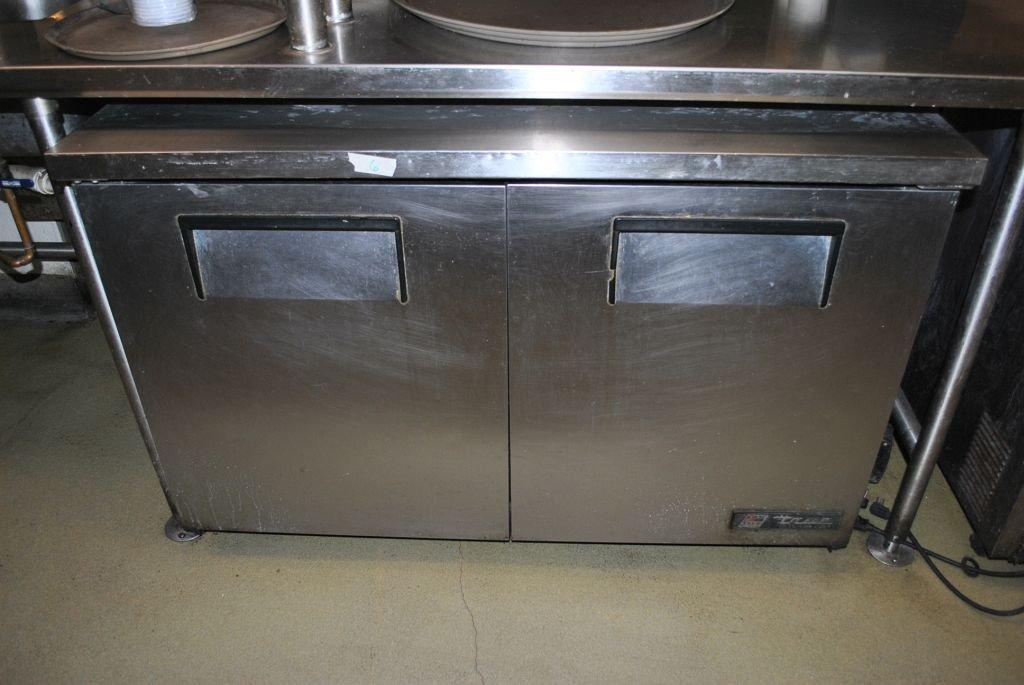 TRUE UNDER COUNTER TWO DOOR REFRIGERATOR,