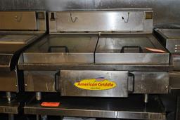 2015 AMERICAN GRIDDLE CORP. 36" ELECTRIC STEAM SHELL GRIDDLE