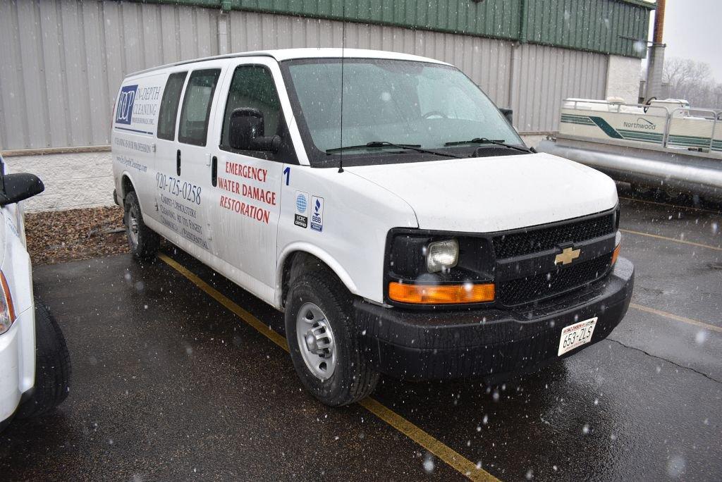 2012 CHEVROLET CARGO VAN, MODEL EXPRESS 3500, 6.0L