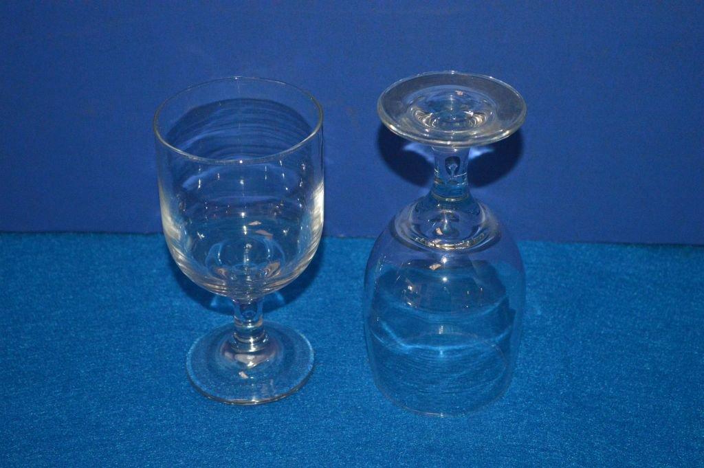 (16) STEMMED WATER GOBLETS, 11 1/2 OZ