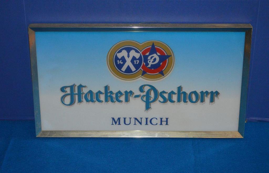 HACKER-PSCHORR MUNICH 3D SIGNAGE, 21"W X 12"H