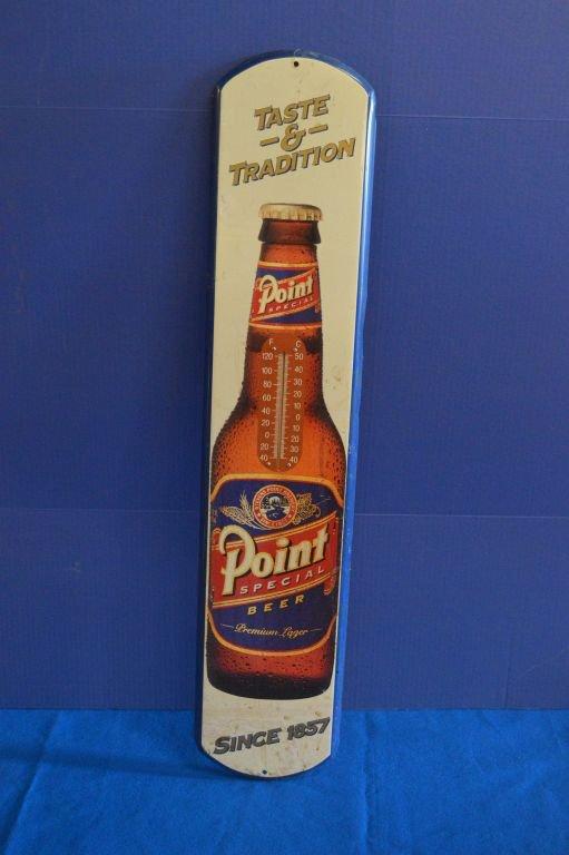 POINT SPECIAL WALL THERMOMETER TIN SIGNAGE,