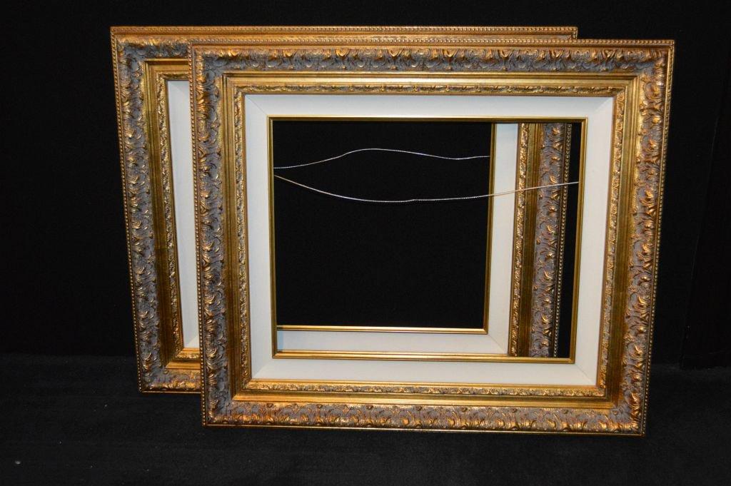 (2) GOLD GILT DECORATIVE FRAMES,