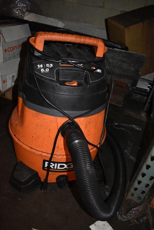 RIDGID 6.0 H.P. SHOP VAC,