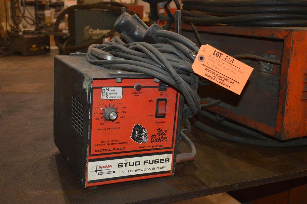 NOVA CAPACITOR DISCHARGE STUD WELDER, 5/16",