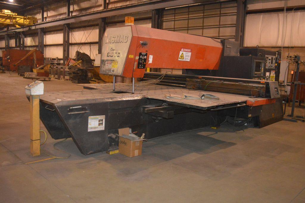 1993 AMADA CNC LASER TABLE, MODEL LASMAC/LC-667,