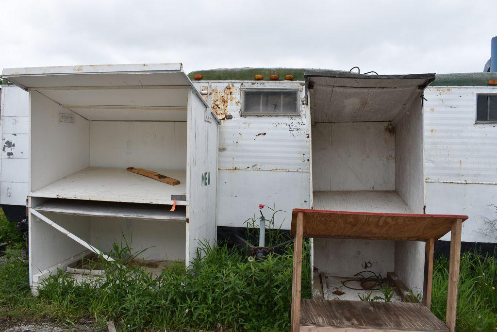 16' ENCLOSED JOB SITE TRAILER, SINGLE AXLE