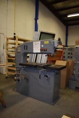 JET VERTICAL BANDSAW MODEL #VBS-900, S/N: 2119022,