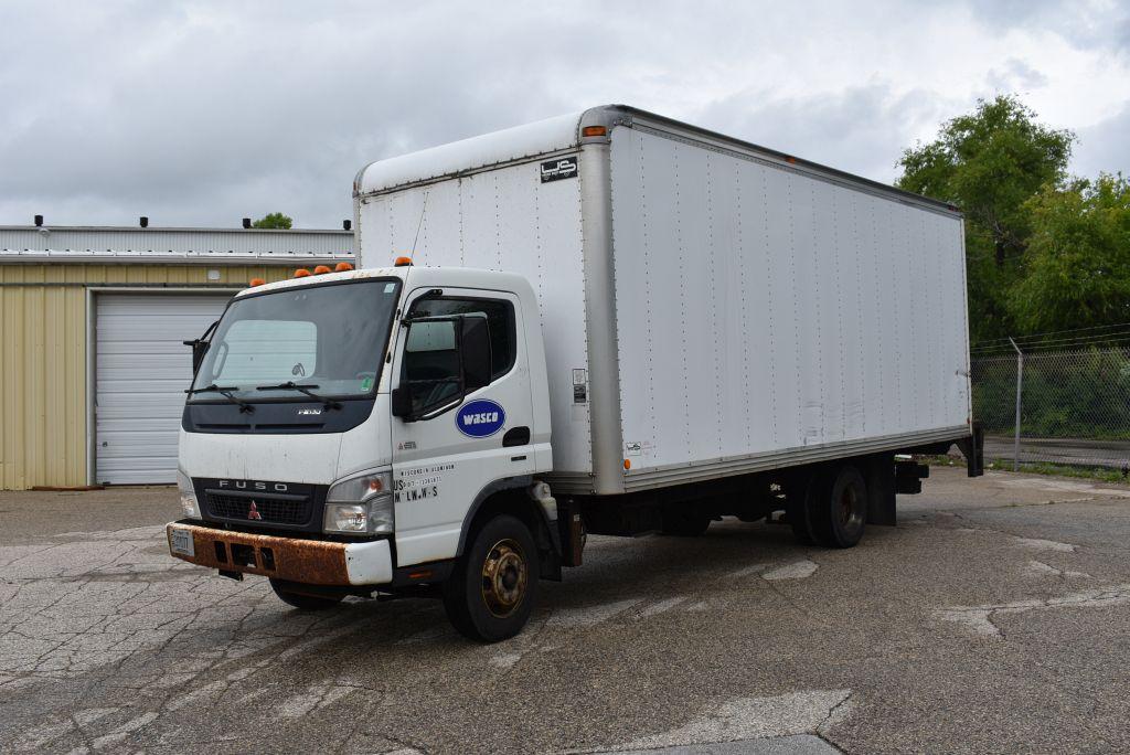 2003 MITSUBISHI FUSO 22' BOX TRUCK, MODEL FE180