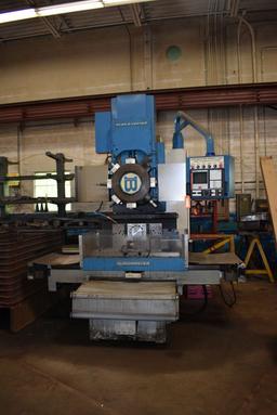 BURGMASTER ECON-O-CENTER VERTICAL RAM TURRET MILLING MACHINE