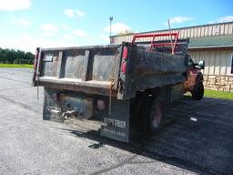 2008 FORD F-450, EXTENDED CAB, 12' DUMP TRUCK,