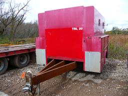 UTILITY BODY TRAILER WITH COMPARTMENTS,