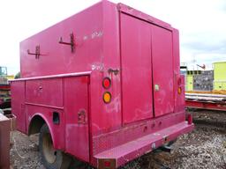 UTILITY BODY TRAILER WITH COMPARTMENTS,