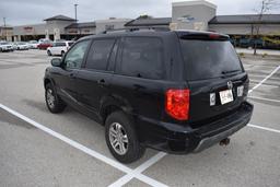 (2005) HONDA PILOT 4 DOOR SUV, 4X4, V6,