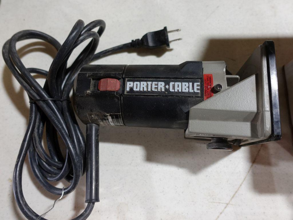 PORTER CABLE LAMINATE TRIMMER MODEL 7301 WITH MODEL 7309 BASE