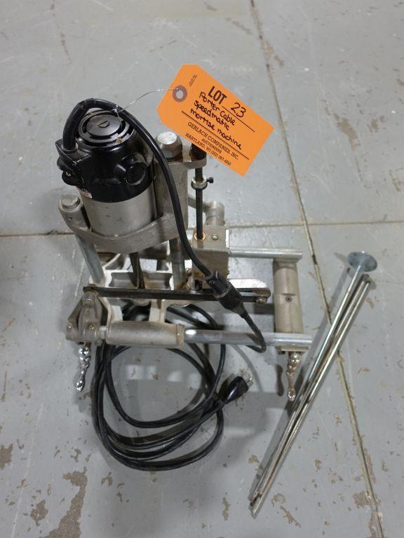 PORTER CABLE SPEEDMATE 513 LOCK MORTISE MACHINE