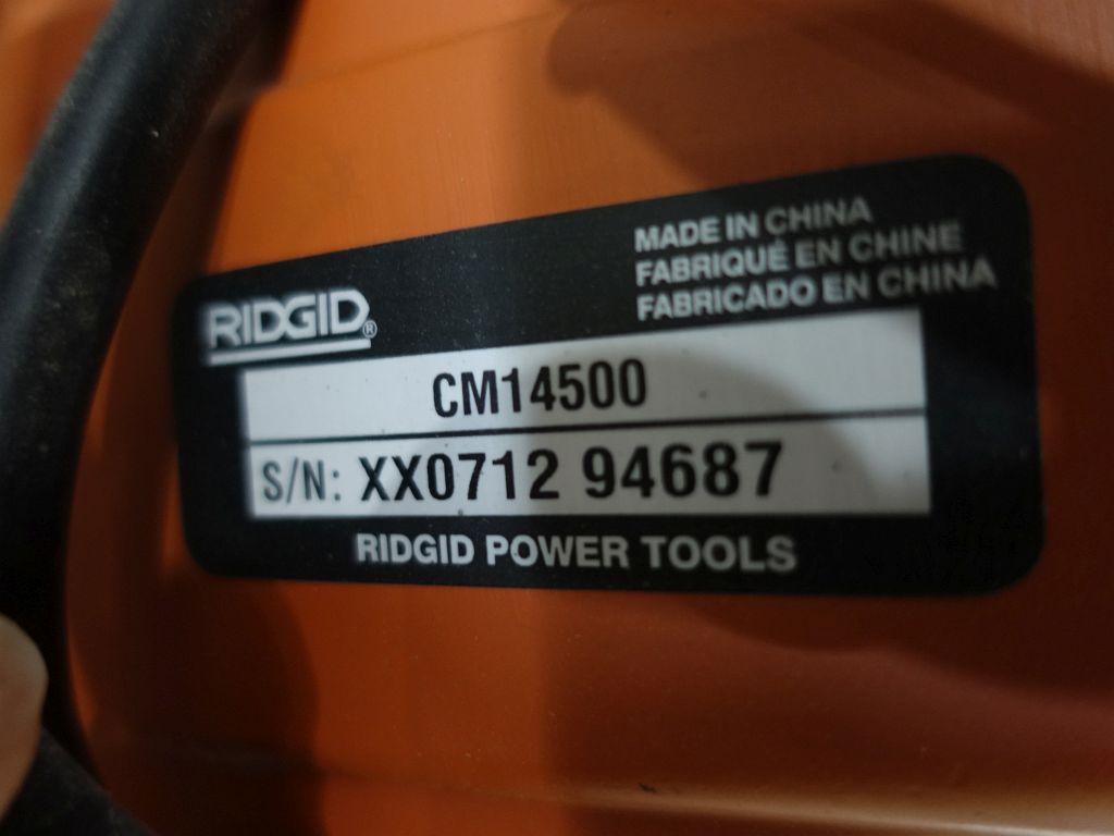 RIDGID CM14500 METAL CUTTING 12" CHOP SAW WITH