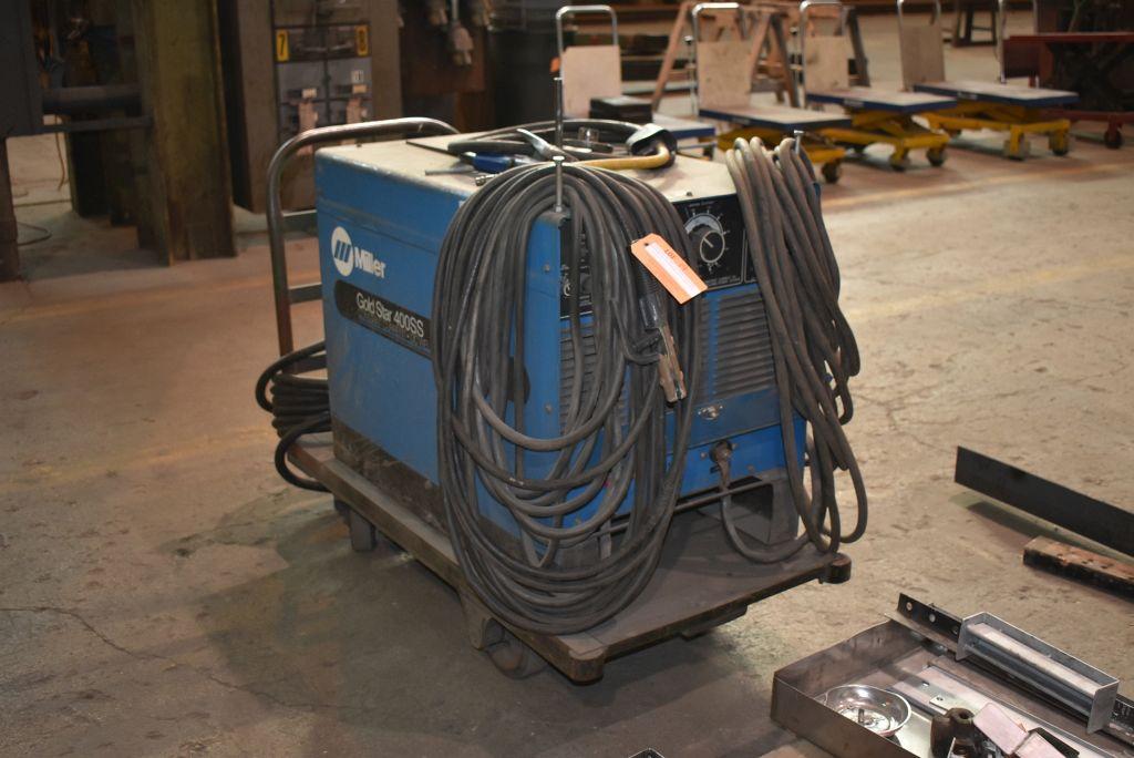 1990 MILLER GOLD STAR 400SS TIG ARC WELDER,