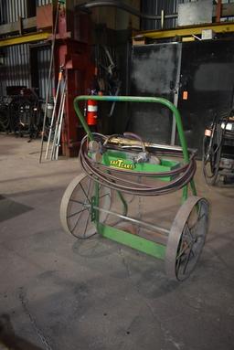 SAF-T-CART ACETYLENE CART WITH HOSE, GAUGES AND TORCH