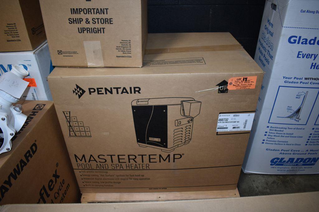 PENTAIR POOL HEATER, NATURAL GAS, 250,000 BTU,