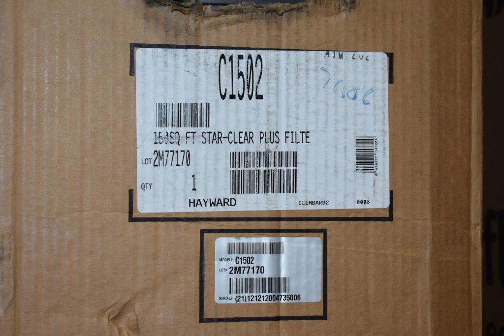 HAYWARD CARTRIDGE FILTER, NO PUMP, C1502, 150 SQ FT,