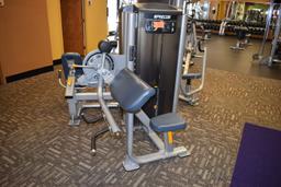 PRECOR BICEP CURL/TRICEPS EXTENSION MACHINE,